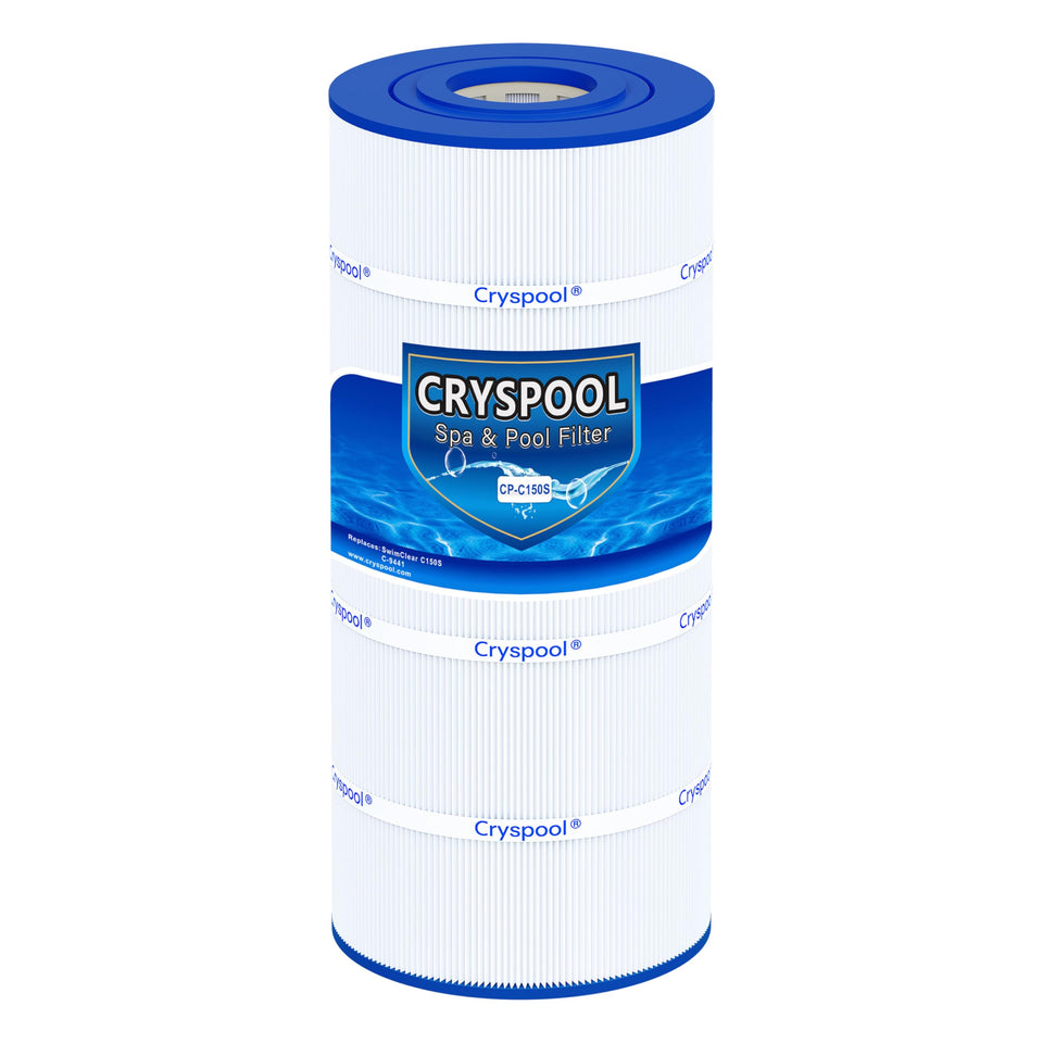 Cryspool C150S filter assembly shows durable construction for reliable pool filtration.