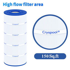 Cryspool C150S filter-pleats emphasizes sturdy pleats for robust filtration.