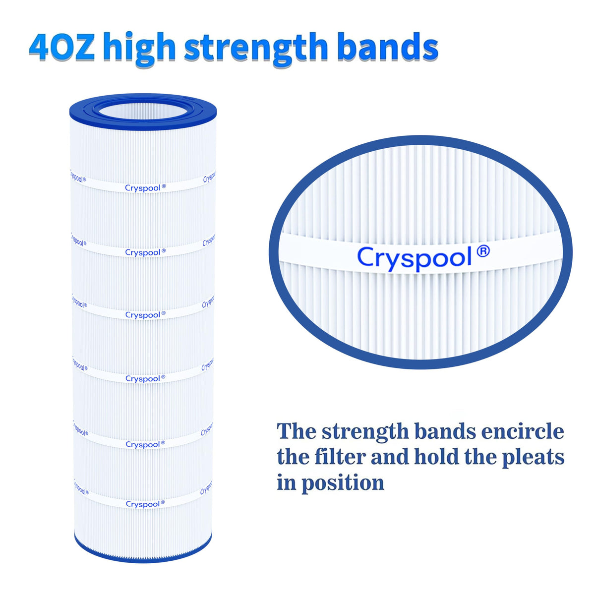 Cryspool compatibility labels illustrate models supported for quick reference