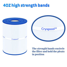 Cryspool easy-clean structure enabling quick restoration after rinsing