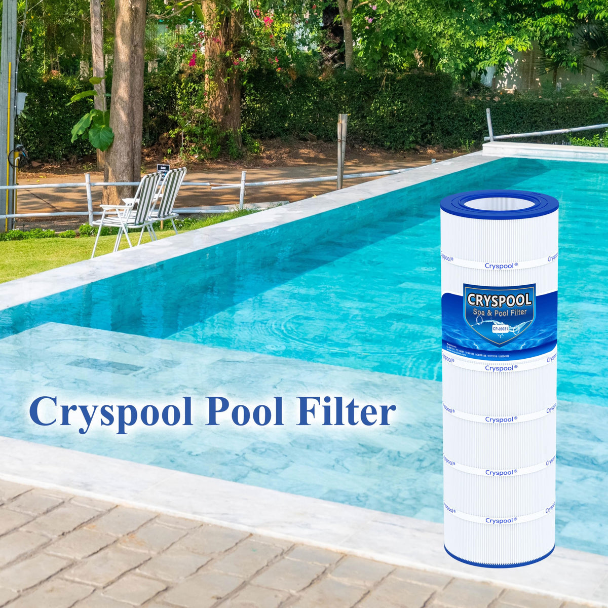 Cryspool packaging ready for quick shelf-side installation