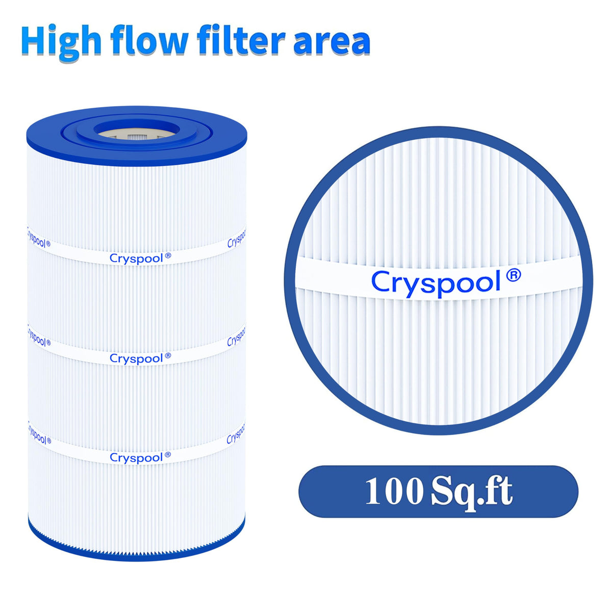 Cryspool durable materials may extend cartridge life with regular cleaning