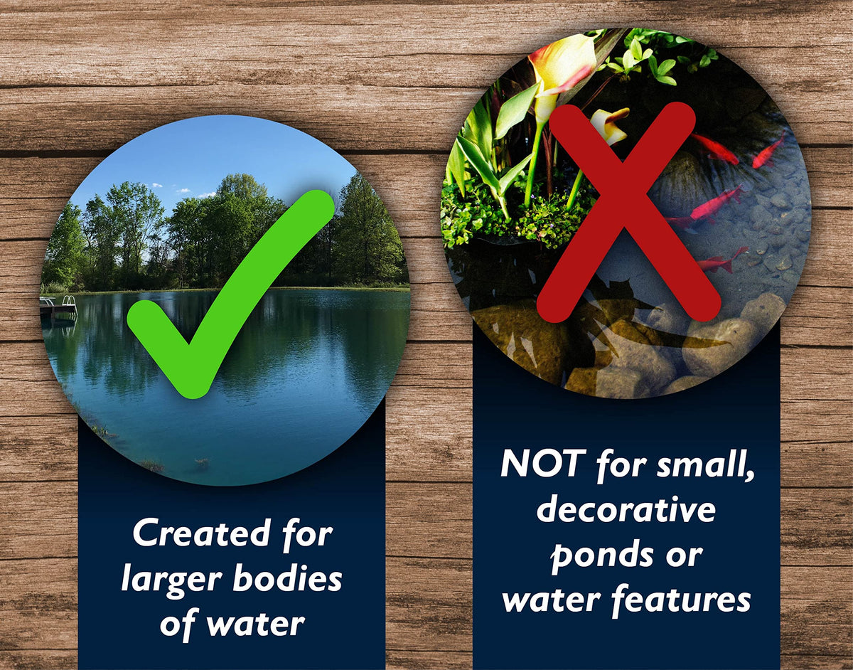 Crystal Blue environmentally friendly dye dispersion for safe pond coloration