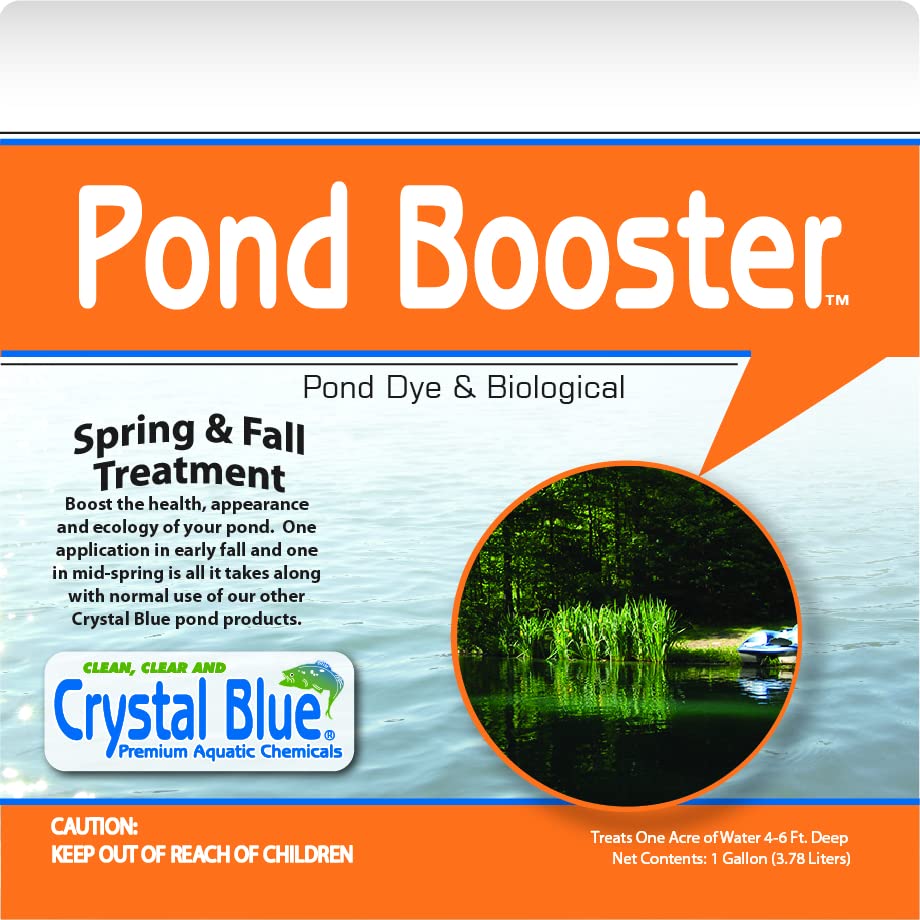 Crystal Blue Pond Booster water color and clarity improvement