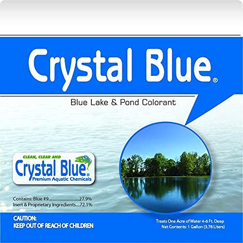 Crystal Blue water surface blue hue inviting closer inspection of color change.