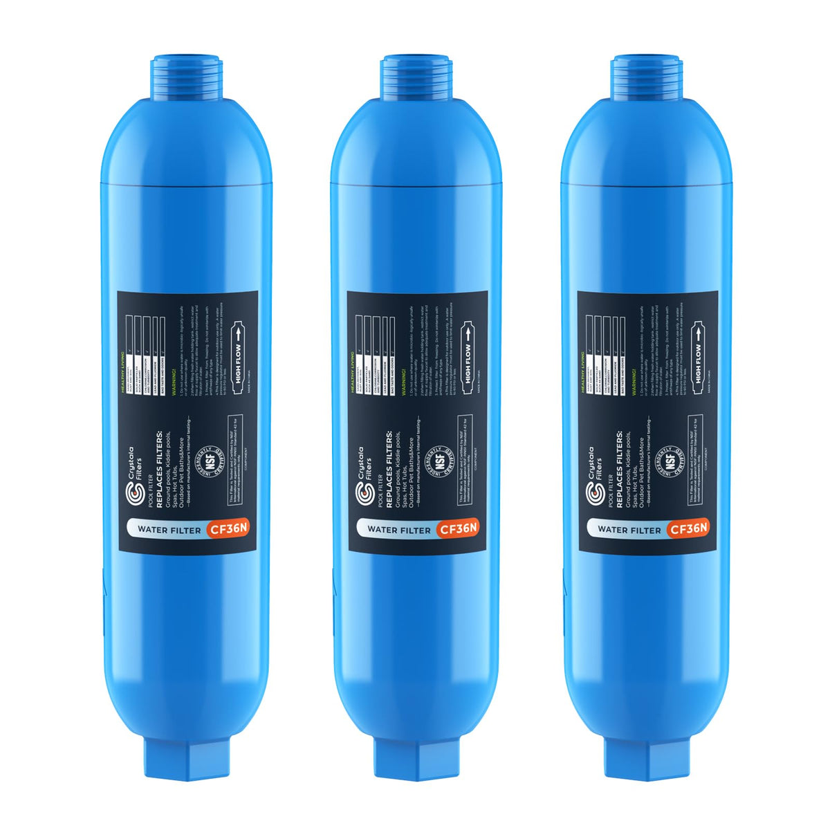 Crystala Garden Hose Filter installation demonstrates quick setup for cleaner pool water.