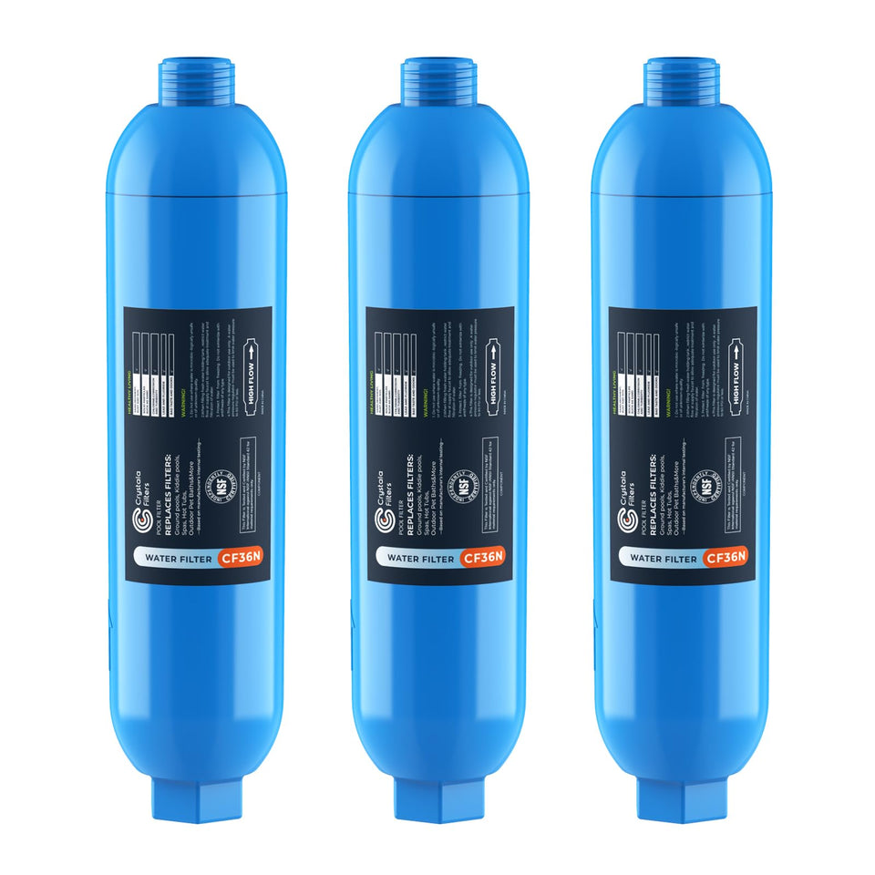 Crystala Garden Hose Filter installation demonstrates quick setup for cleaner pool water.