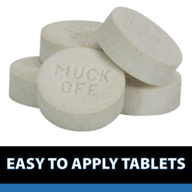 CrystalClear MuckOff dissolves easily with label-guided dosing.