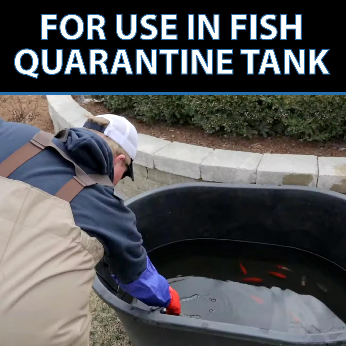 Hospital tank salt bath setup using CrystalClear ParaSalt