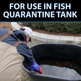 Hospital tank salt bath setup using CrystalClear ParaSalt