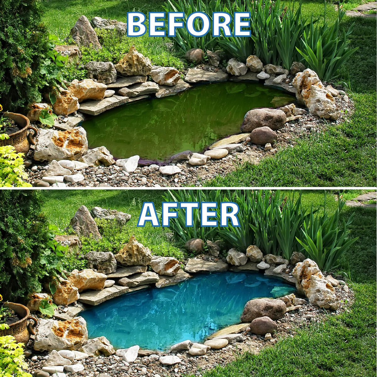 CrystalClear PondTint non-toxic and safe for pond life and wildlife