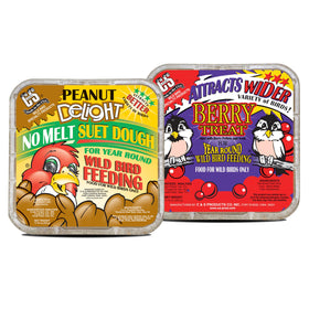 C&S Suet Peanut Delight Dough fuels year-round backyard birds