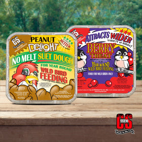 C&S Peanut Delight and Berry attract robins and blue jays