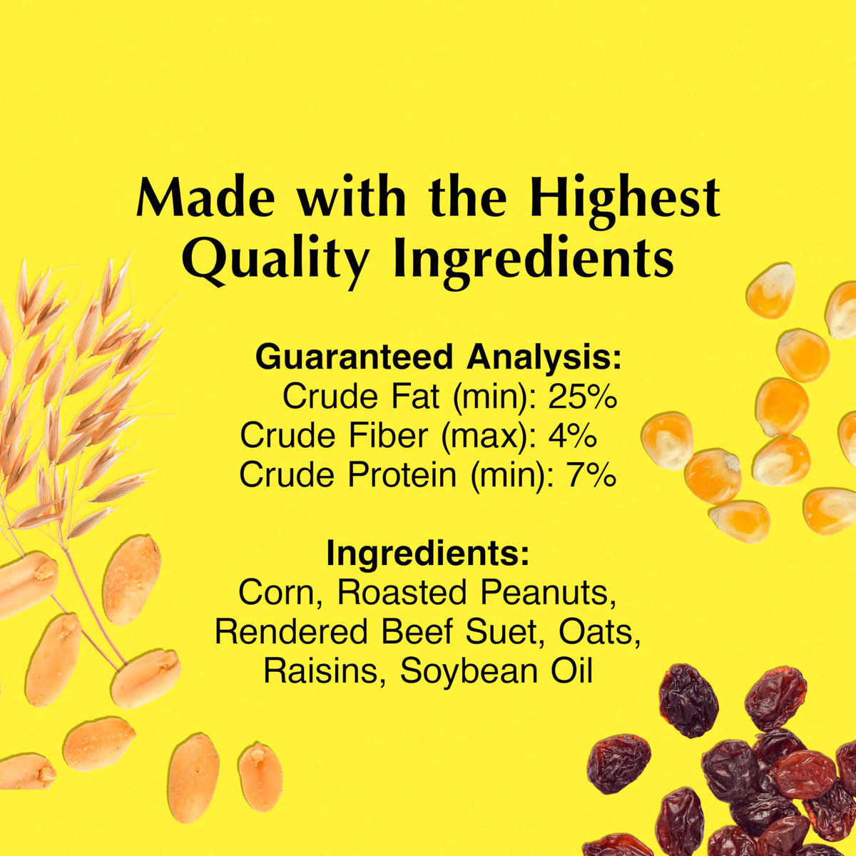 C&S Mega Box packaging showcases value and easy-to-use suet nuggets for everyday feeding.