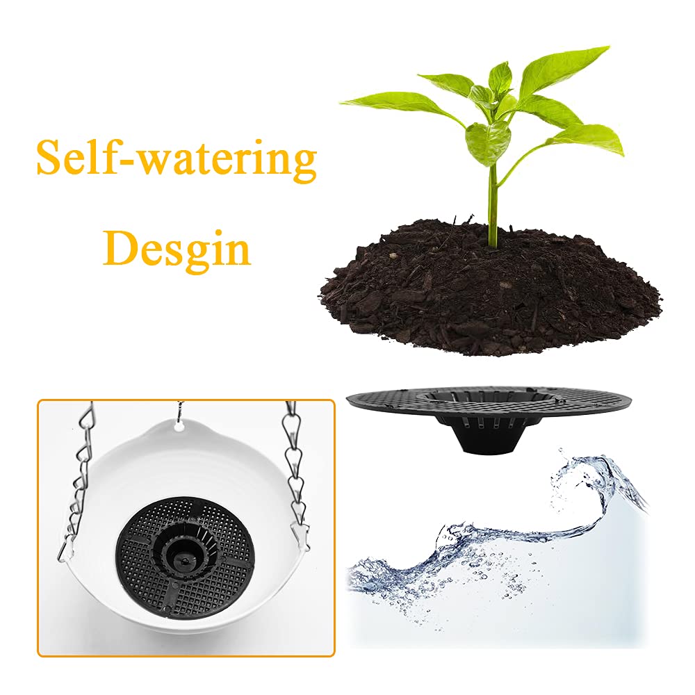 Cshangzei round hanging planter chain enables easy hanging and secure display