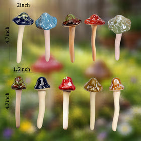 csjzzt fairy garden mushrooms in varied designs brighten patios