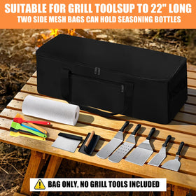 CSOKRE grill tool bag in outdoor setting for camping and picnics
