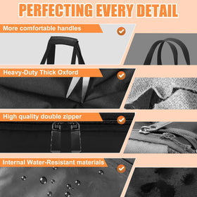 CSOKRE bag with side mesh pockets for small items and utensils