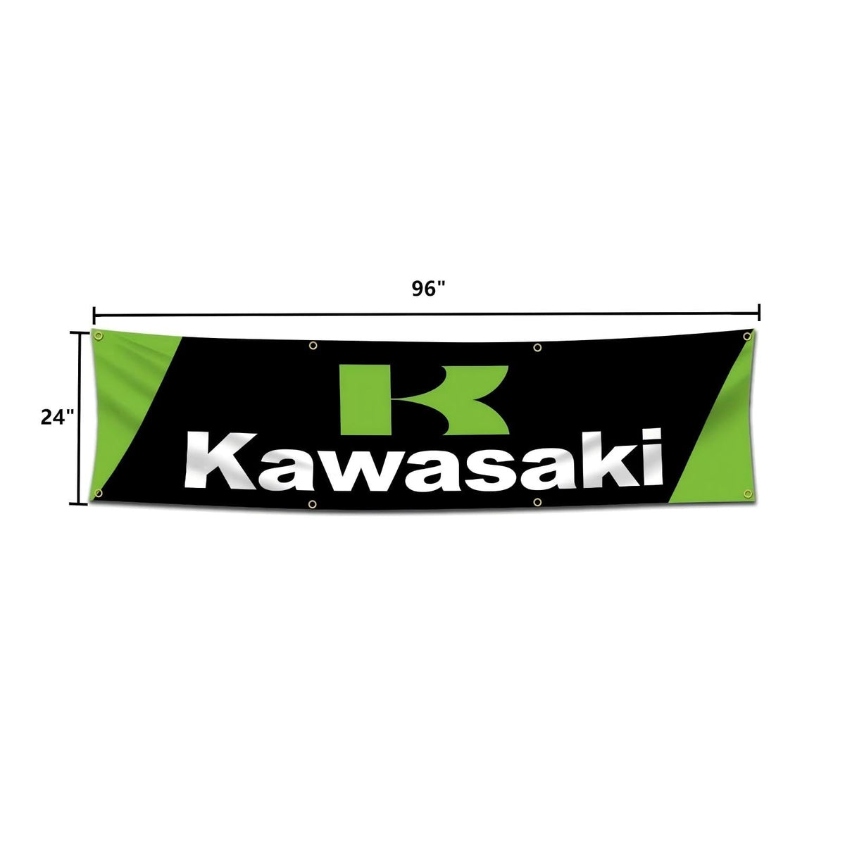 Ctemnpho racing banner hanging in dorm or garage adds durable color.