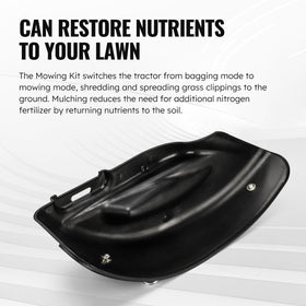 C-Tzu mulch cover shown in wet conditions highlighting water-resistant construction.