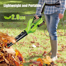 Cub Tik leaf blower smart dual-tube design improves reach and control