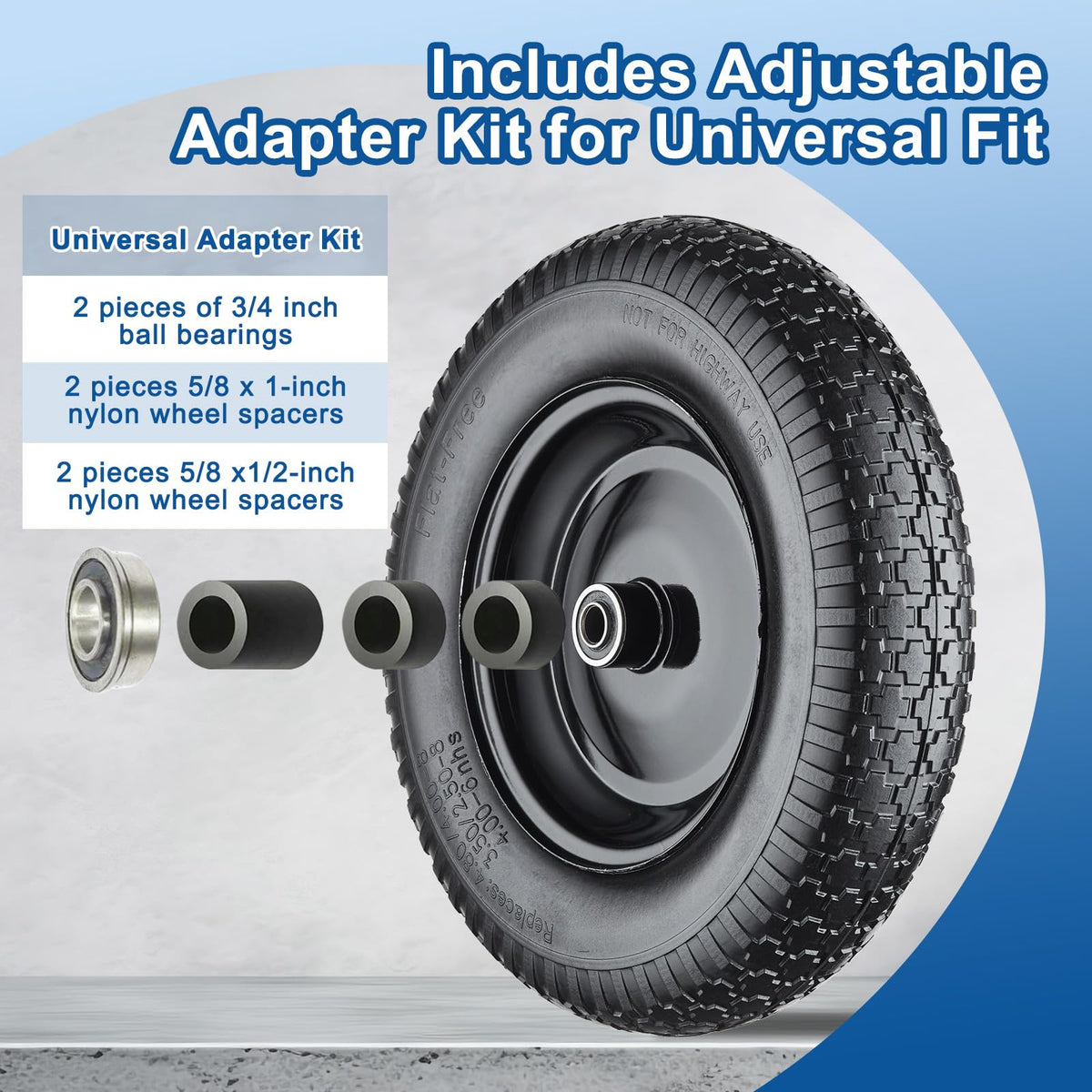 Cubesprings solid polyurethane tread tire showing enhanced grip and durability