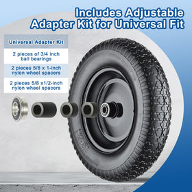 Cubesprings solid polyurethane tread tire showing enhanced grip and durability
