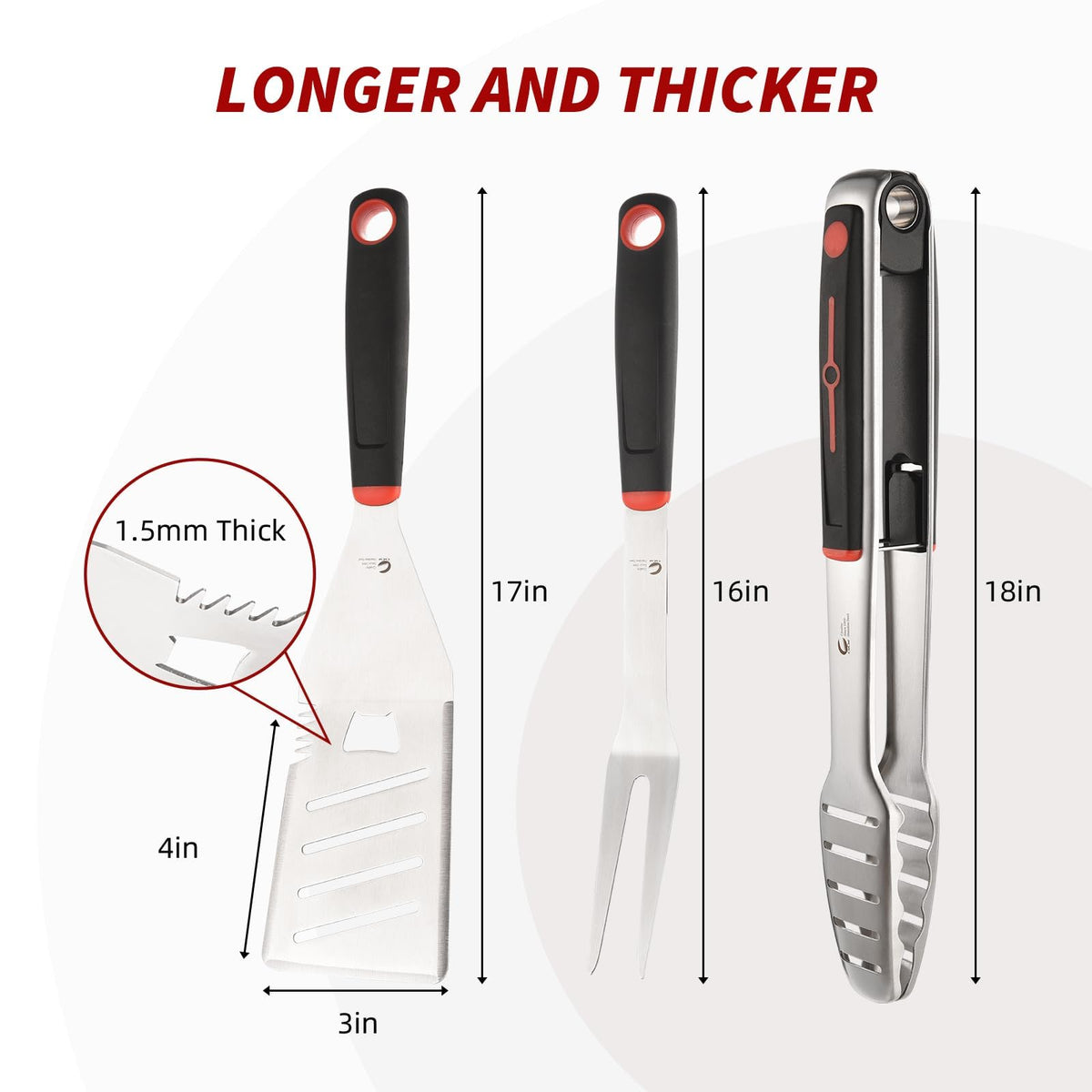 CuCut BBQ Tools Set Fork perfect for skewering and tender meat handling.