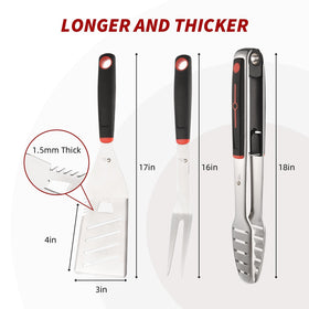 CuCut BBQ Tools Set Fork perfect for skewering and tender meat handling.