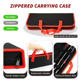 CuCut BBQ Tools Set Tongs with locking mechanism for safe, controlled grip.