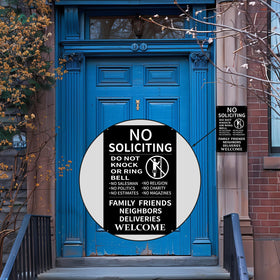 CUDIG clear signage supports visitors with explicit rules and hospitality intent.