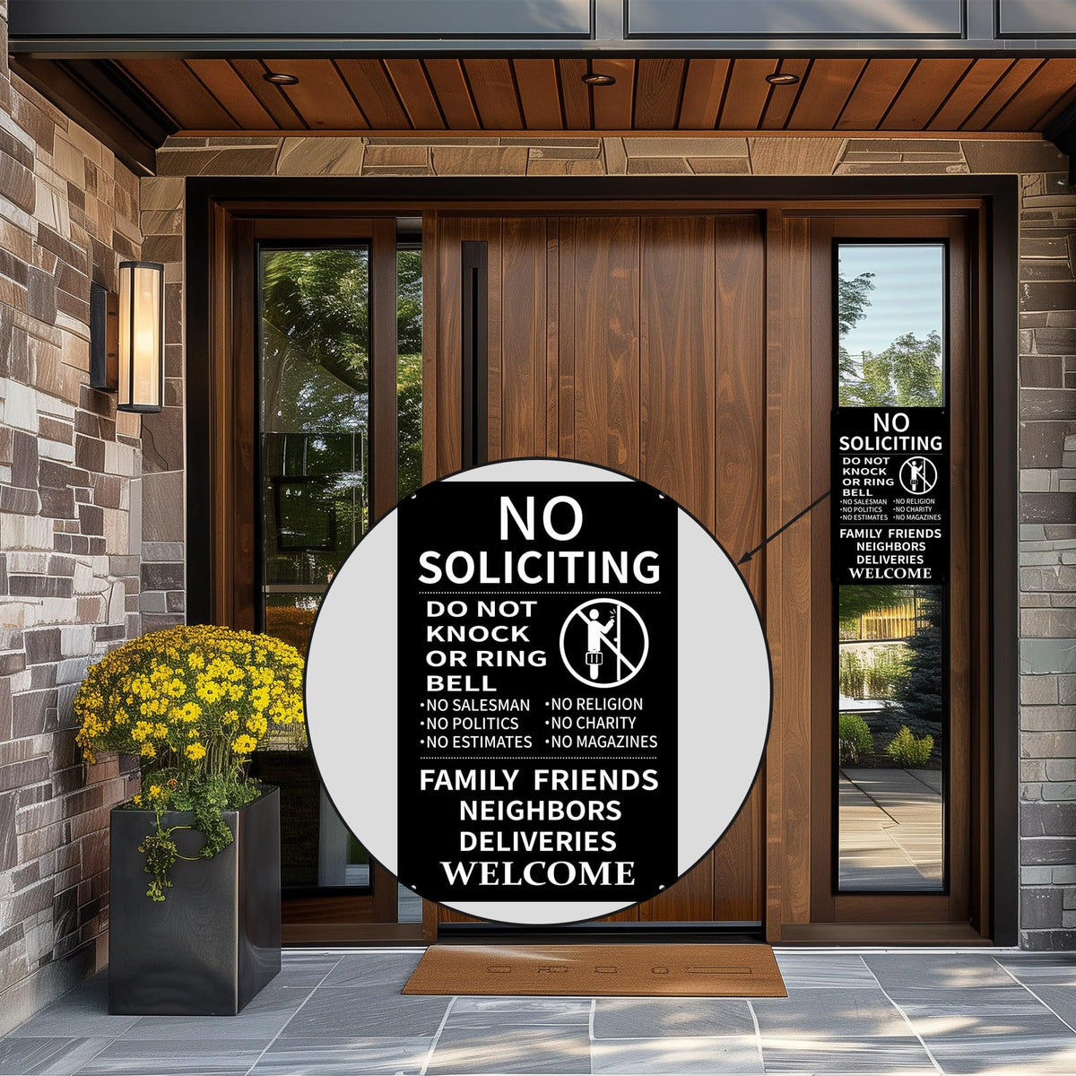 CUDIG porch display is ideal for front doors and entryways.