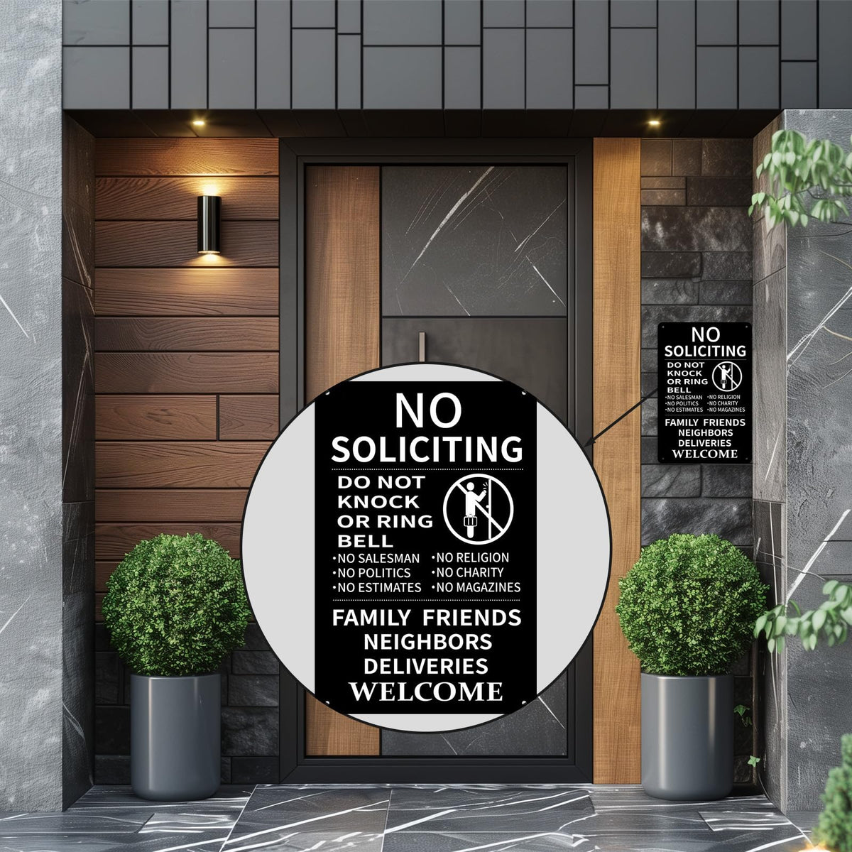 CUDIG weatherproof aluminum finish withstands outdoor conditions year-round.
