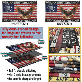 Cuiliqun 3ply flag exterior yard decoration for patriotic occasions