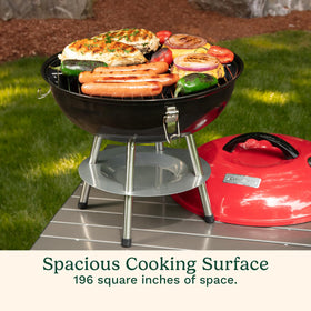 Cuisinart grill with secure lid locks during transport