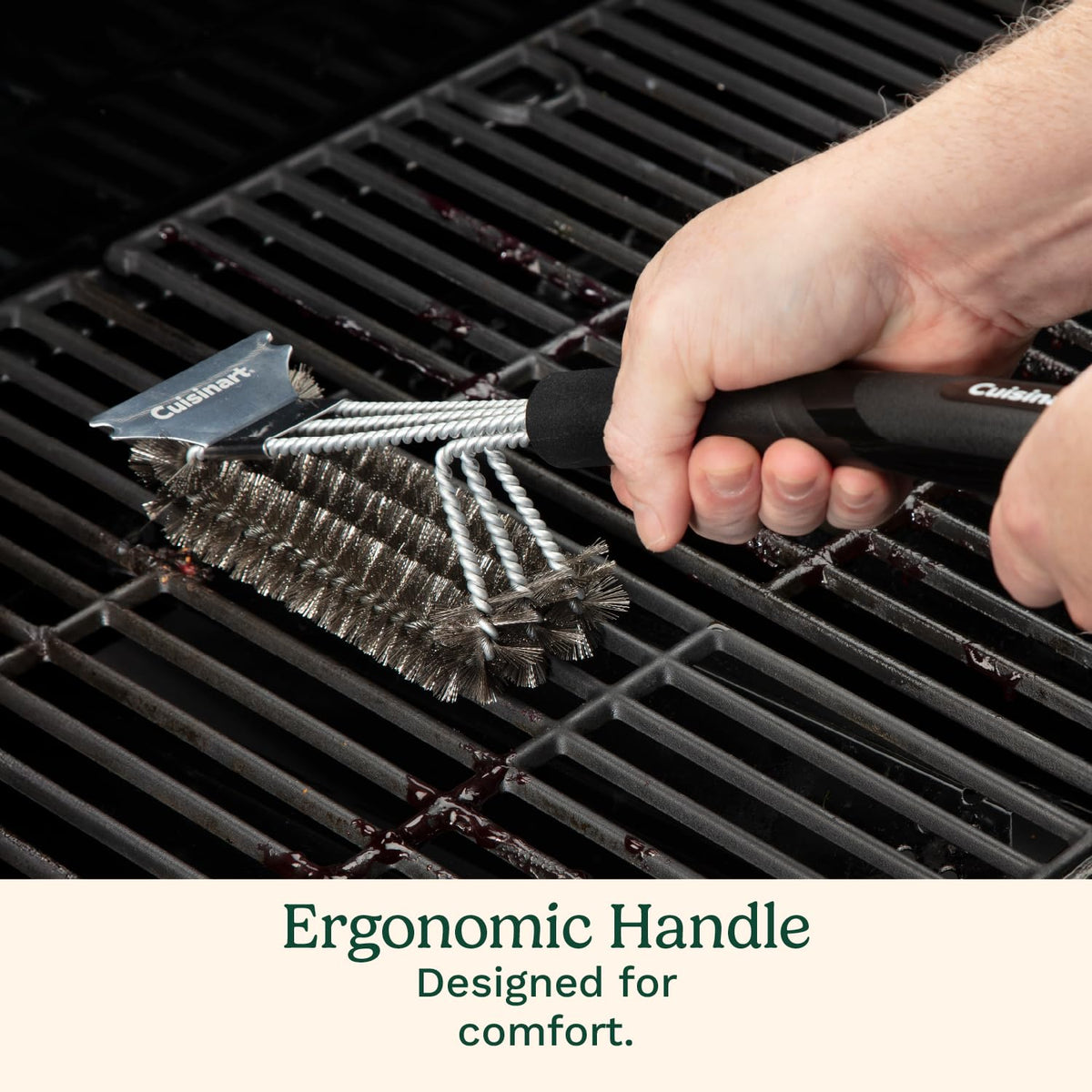 Cuisinart 17-inch grip provides extended reach for large grills