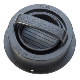 Cuisinart 3-in-1 stuffed burger press top view for even patty shaping.