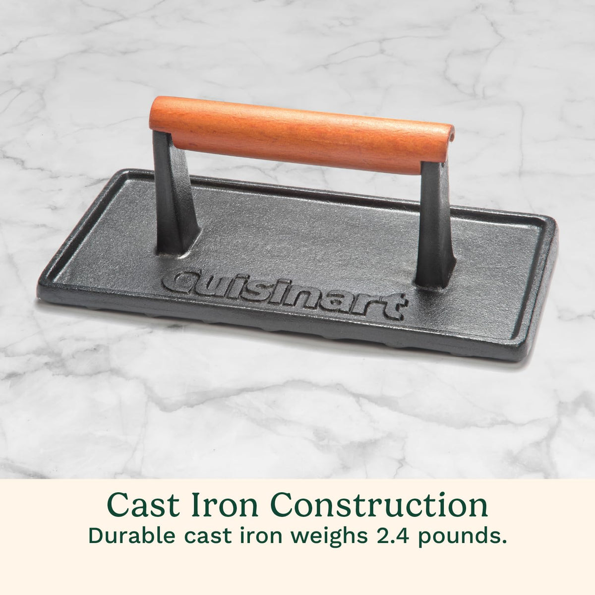 Cuisinart press browning bacon for crisp, consistent results.