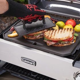 Cuisinart durable grill press ideal for frequent barbecues.