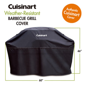 Cuisinart CGC-60B cover front view demonstrates lightweight, protective design.