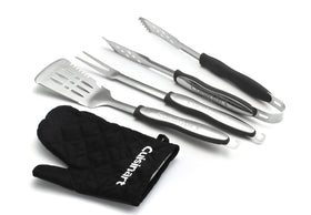 Cuisinart CGS-134BL spatula with grill glove for safe, precise flipping