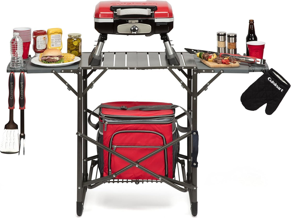 Cuisinart CGS-134BL tool set hanging for quick grill access