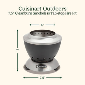 Cuisinart Cleanburn dual-fuel option with pellets ready for use