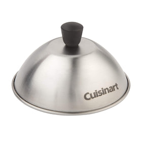Close-up of durable stainless steel melting dome by Cuisinart