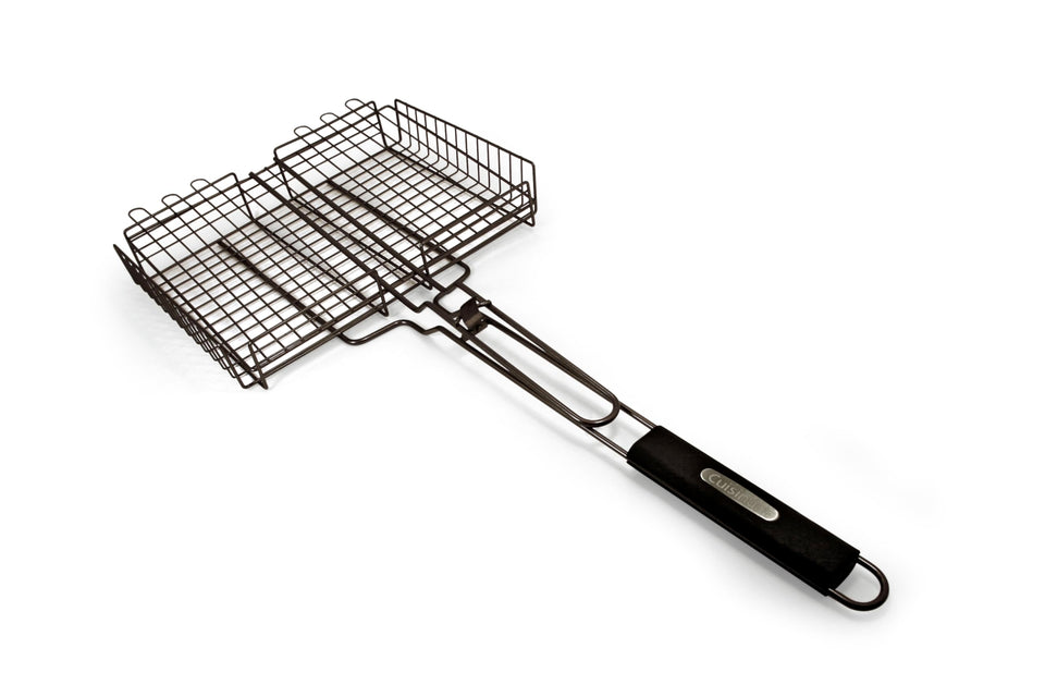 Cuisinart CNTB-422 Simply Grilling Basket top view highlights a large nonstick surface for delicate foods