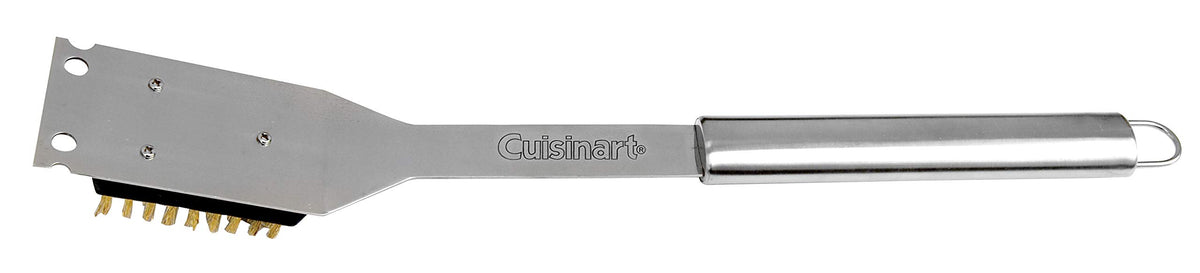 Cuisinart grill brush built to last with rust-resistant stainless steel