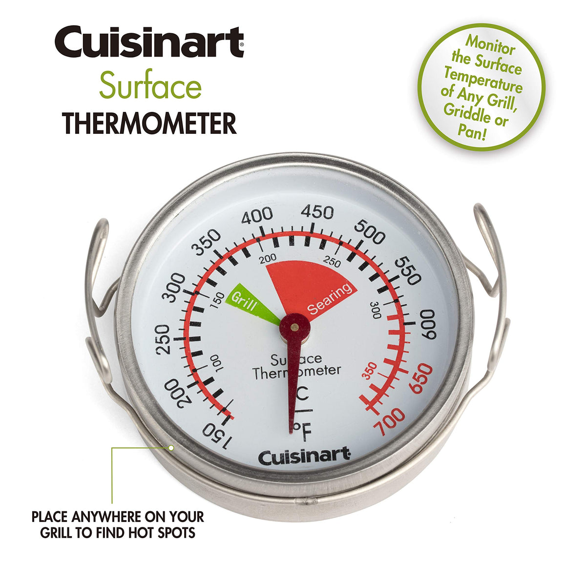Cuisinart CSG-100 fog-proof display helps readability in steam