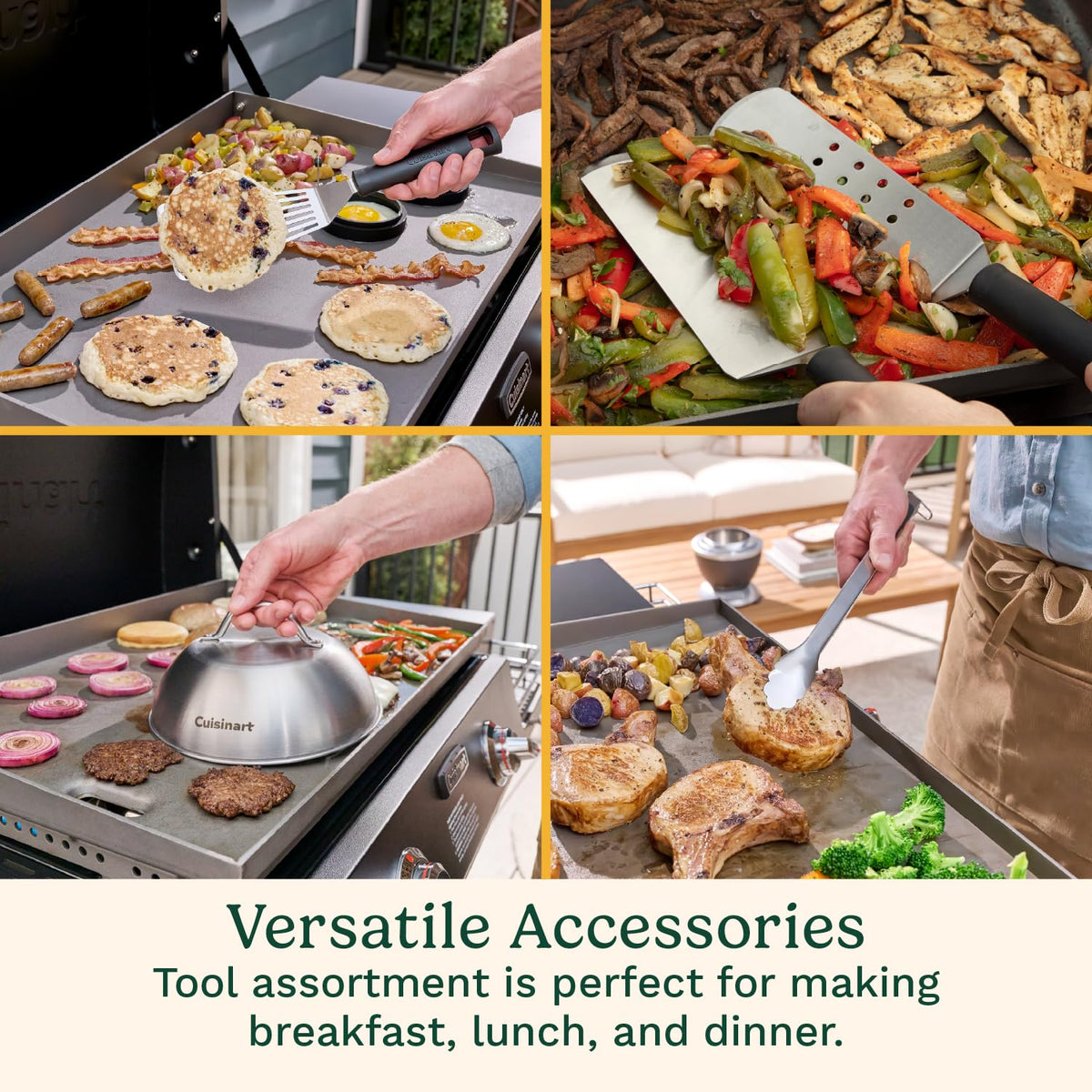 Cuisinart griddle knife for clean prep on the grill