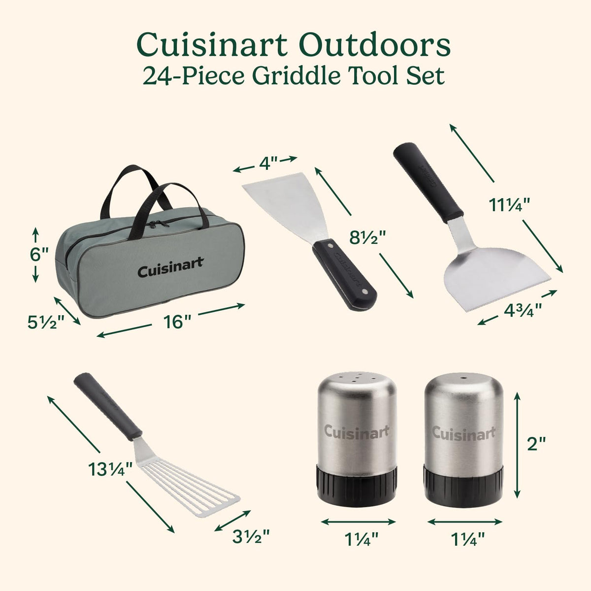 Cuisinart griddle spatula xl ideal for heavy burgers and large pancakes