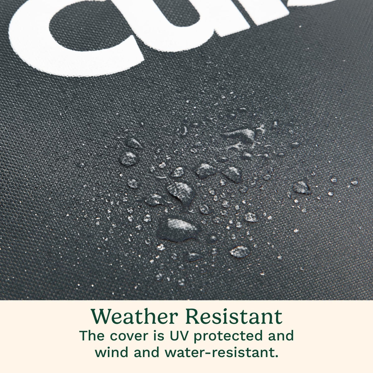 Universal-fit Cuisinart grill cover designed for 60 x 24 x 46 inches grills.